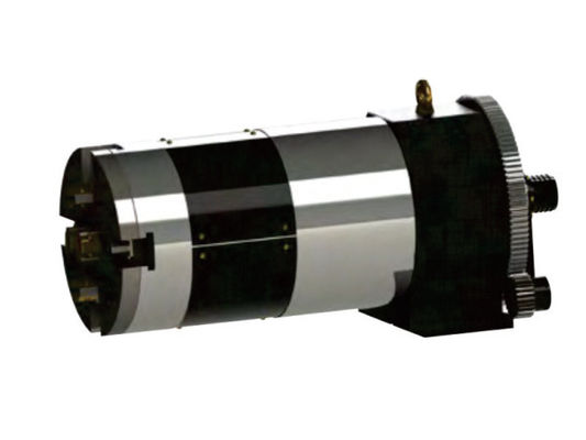 Полый патрон двойного действия с четырьмя кулачками рычажного типа